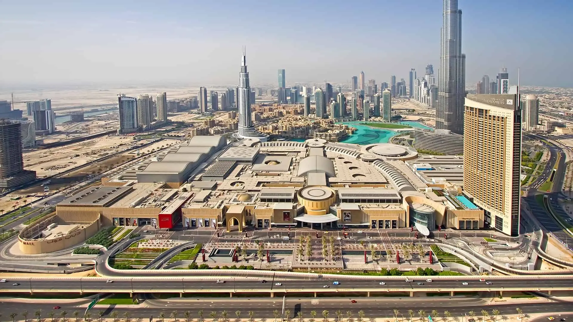 Dubai Skyline with Burj Khalifa